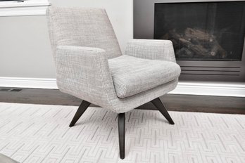 Apropos Marshall Swivel Accent Chair Custom Upholstered With Kravet Vibrato Fabric (1 Of 2)