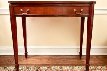 Antique Circa 1920s George V Solid Mahogany Console Table