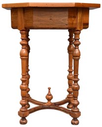 Octagonal Top Solid Wood Occasional Table