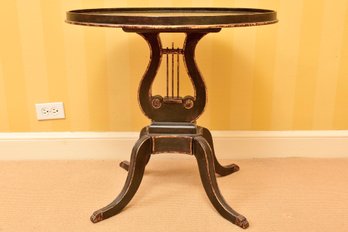 Duncan Phyfe Lyre Accent Side Table