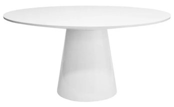 Hamilton Table By Worlds Away In White Lacquer