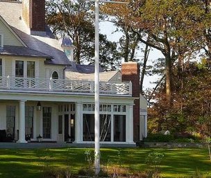 A 3 Season Room - 210 Sf -  Screen And Glass Storm Panels - Glass Transom Lites
