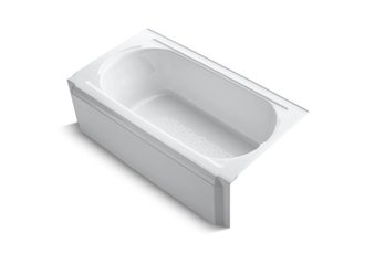 A Kohler Memoir Alcove  Right Drain Tub - Cast Iron - Bath 1A - 1st Floor
