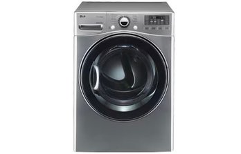 An LG Electric Clothes Dryer - DLEX3470V - Steam Dryer - Pedestal Drawer