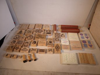 ART AND CRAFTS INK STAMP LOT.