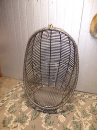 Panama Jack Graphite Woven Hanging Egg Chair