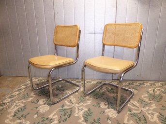 Pair Of Vintage 1980's Cesa Chairs