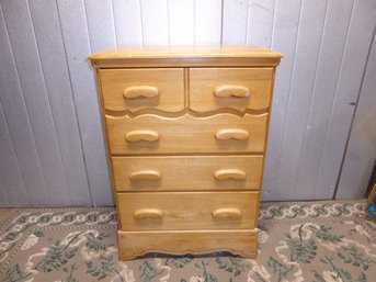 Vintage Maple 4-drawer Dresser