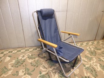 Folding Adjustable RIO Gear Backpack Camping Chair With Cup Holder And Storage