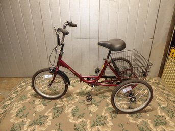 Tri-fecta Folding 3-wheeler Bike