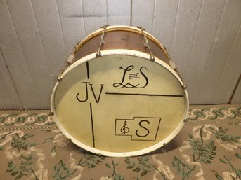 Antique L And S Ludwig Bass Drum - 1930's