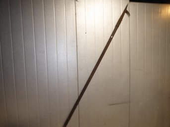 Antique Large Civil Defense Firefighters Gifford With Wooden Pole