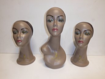 Lot Of 3 Harlem 125 Wig Stands