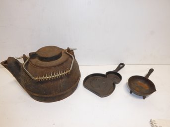3-piece Cast Iron Lot