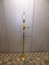 Brass Swing Arm Floor Lamp