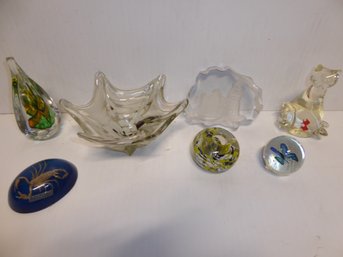 Lot Of Paperweights