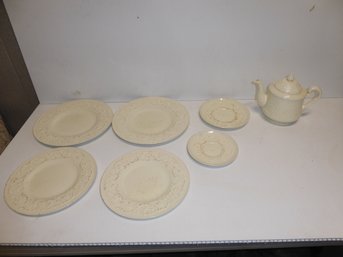 Miscellaneous Wedgewood Dishware And Teapot