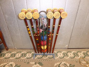 Vintage Croquet Set