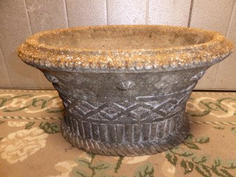Vintage Cast Stone Planter