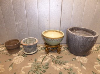 Miscellaneous Lot Of Planters