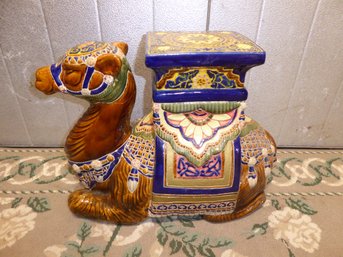 Vintage Moorish Majolica Camel