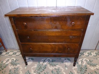 Antique Solid Wood 3-drawer Dresser