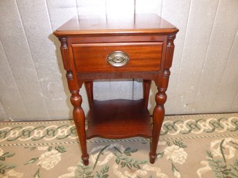 Vintage Solid Cherry 1-drawer Nightstand