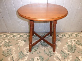 Antique Solid Walnut Side/accent Table
