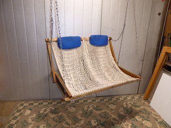 Nags Head Wooden-framed Double Seat Hammock