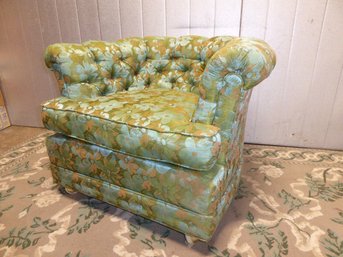 Vintage Tufted Howard Parlor Club Chair