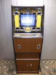 Vintage Hi-lo Double Up Joker Poker Arcade Machine