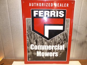 Vintage Ferris Commercial Mowers Authorized Dealer Sign