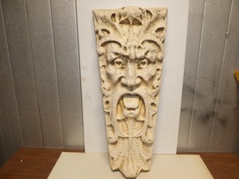 36 Inch Tall Mouth Of Truth Gargoyle Wall Hanging Sculpture