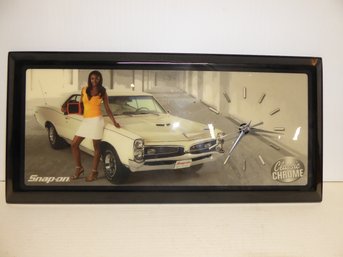 Snap-on Classic Chrome Wall Clock