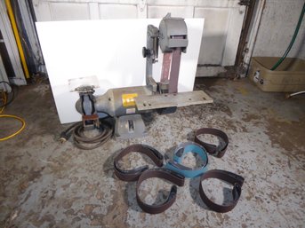 Baldor Grinder/belt Sander With 5 Extra Belts