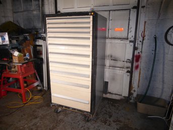 Industrial Metal 11-drawer Stanley Vidmar Storage Chest