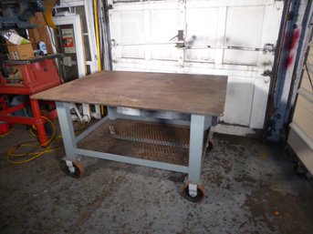 Rolling Metal Welding Table