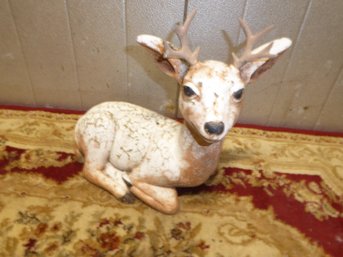 Vintage Cement Lawn Deer