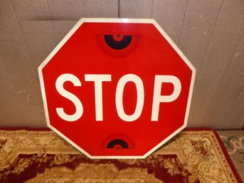 30-inch-tall Metal Stop Sign