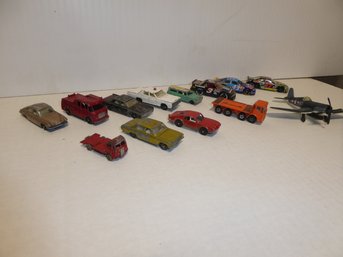 Lot Of Thirteen Loose Lesney, Tootsie And Other Diecast Cars