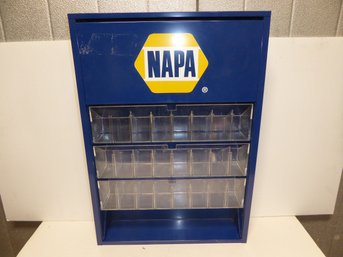 Napa Small Parts Metal Advertising Cabinet