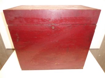 Vintage Wooden Machinist Tool Carrier Box
