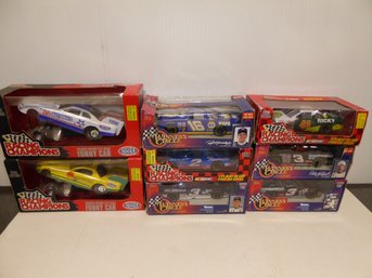 Lot Of Nascar 1/24 Diecast Cars In Boxes - Earnhardt Etc.