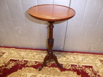 Antique Mahogany Wine Table With Claw Feet
