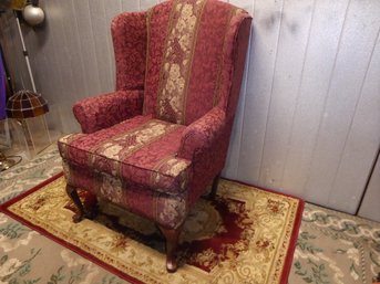 Upholstered Wing Back Chair