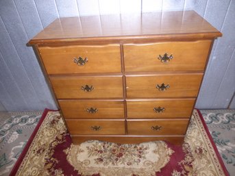 Vintage 8-drawer Solid Wood Dresser