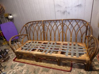 Vintage Rattan Couch