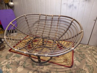 Pier 1 Rattan Papasan Double Chair