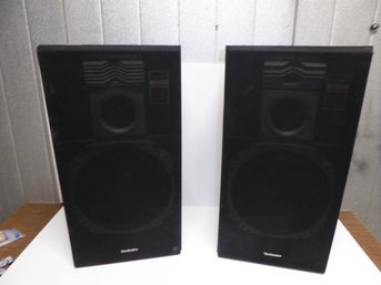 Pair Of Vintage Technics Floor Speakers