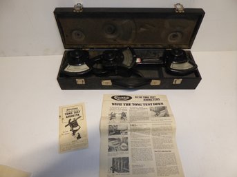 Vintage Columbia AC/DC Tong Test Ammeters With Case And Paperwork